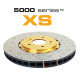 Dischi freno DBA DBA 5000 series Forato & scanalato 2 pezzi Gold Hat DBA5575GLDXS (2 pezzi) | race-shop.it