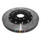 Dischi freno DBA DBA 5000 series T3 Slotted Black Hat Left Hand DBA52908BLKLS | race-shop.it