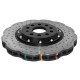 Dischi freno DBA DBA 5000 series Crossed Drilled & Dimpled Black Hat DBA52830WBLKXD (2 pcs) | race-shop.it