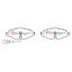 Dischi freno DBA DBA Brake Pads Street Series Ceramic, Front Axle DB2383SS | race-shop.it
