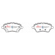 Dischi freno DBA DBA Brake Pads Street Series Ceramic, Front Axle DB2382SS | race-shop.it