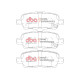 Dischi freno DBA DBA Brake Pads Xtreme Performance, Rear Axle DB2340XP | race-shop.it