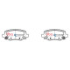 Dischi freno DBA DBA Brake Pads Street Series Ceramic, Rear Axle DB2338SS | race-shop.it