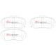 Dischi freno DBA DBA Brake Pads Street Performance, Front Axle DB2174SP | race-shop.it