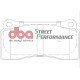 Dischi freno DBA DBA Brake Pads Street Performance, Front Axle DB1935SP | race-shop.it