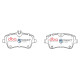 Dischi freno DBA DBA Brake Pads Street Series Ceramic, Front Axle DB1921SS | race-shop.it