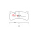 Dischi freno DBA DBA Brake Pads Race Performance DB1845RP | race-shop.it