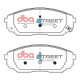 Dischi freno DBA DBA Brake Pads Street Series Ceramic, Front Axle DB1815SS | race-shop.it