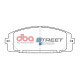 Dischi freno DBA DBA Brake Pads Street Series Semi-metallic, Front Axle DB1772SS | race-shop.it