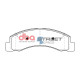 Dischi freno DBA DBA Brake Pads Street Series Ceramic, Front Axle DB1731SS | race-shop.it