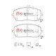 Dischi freno DBA DBA Brake Pads Street Performance, Front Axle DB15268SP | race-shop.it