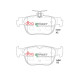 Dischi freno DBA DBA Brake Pads Street Performance, Rear Axle DB15092SP | race-shop.it