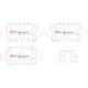 Dischi freno DBA DBA Brake Pads Street Performance, Rear Axle DB15018SP | race-shop.it