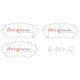 Dischi freno DBA DBA Brake Pads Xtreme Performance, Front Axle DB15014XP | race-shop.it