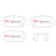Dischi freno DBA DBA Brake Pads Xtreme Performance ECE R90 certified, Front Axle DB15012XP | race-shop.it