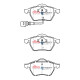 Dischi freno DBA DBA Brake Pads Street Series Ceramic, Front Axle DB1492SS | race-shop.it
