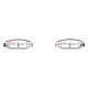 Dischi freno DBA DBA Brake Pads Street Series Ceramic, Rear Axle DB1396SS | race-shop.it