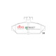 Dischi freno DBA DBA Brake Pads Street Performance, Front Axle DB1075SP | race-shop.it
