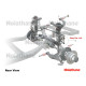 Stabilizzatori e biellette stabilizzatrici Whiteline REV010.0042 BARRA STABILIZZATRICE LINK ANTERIORE | race-shop.it