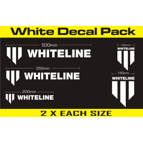 Whiteline barre stabilizzatrici e accessori WHITELINE adesivi, KWM004 | race-shop.it
