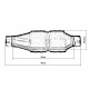 Risonatori nell´alloggiamento del catalizzatore Risonatore nell`alloggiamento del catalizzatore, ovale, universale, 60 mm | race-shop.it