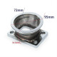 Flange Riduzione T3 4 bulloni a 3" V-band | race-shop.it