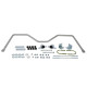 Anti-roll bars Whiteline BHR8 Sway Bar 22mm Non Adjustable | race-shop.it