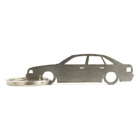 Car-Shapes keychains Audi 80 sedan portachiavi in acciaio inossidabile | race-shop.it