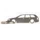 Car-Shapes keychains Audi A4 B5 wagon portachiavi in acciaio inossidabile | race-shop.it