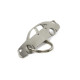 Car-Shapes keychains Audi A4 B6 limousine portachiavi in acciaio inossidabile | race-shop.it