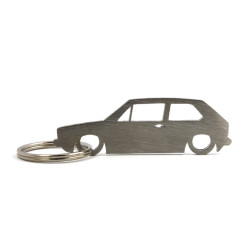 VW Volkswagen Golf MK1 3d portachiavi in acciaio inossidabile