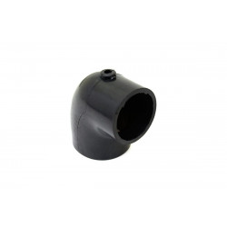 Riduttore a gomito in gomma Simota 90° - 62mm a 76mm con 8mm output