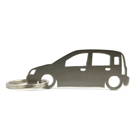 Car-Shapes keychains Fiat Panda II portachiavi in acciaio inossidabile | race-shop.it