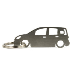 Fiat Panda III portachiavi in acciaio inossidabile