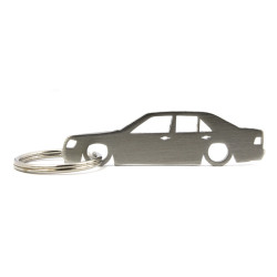 Mercedes E W124 limousine portachiavi in acciaio inossidabile