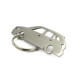 Car-Shapes keychains Skoda Fabia MK2 wagon portachiavi in acciaio inossidabile | race-shop.it