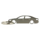 Car-Shapes keychains Skoda Superb MK3 limousine portachiavi in acciaio inossidabile | race-shop.it