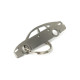 Car-Shapes keychains VW Volkswagen Arteon portachiavi in acciaio inossidabile | race-shop.it