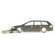 Car-Shapes keychains Audi A6 C5 wagon portachiavi in acciaio inossidabile | race-shop.it