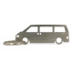 Car-Shapes keychains VW Volkswagen VW T4 portachiavi in acciaio inossidabile | race-shop.it