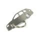Car-Shapes keychains Seat Leon 5F wagon portachiavi in acciaio inossidabile | race-shop.it