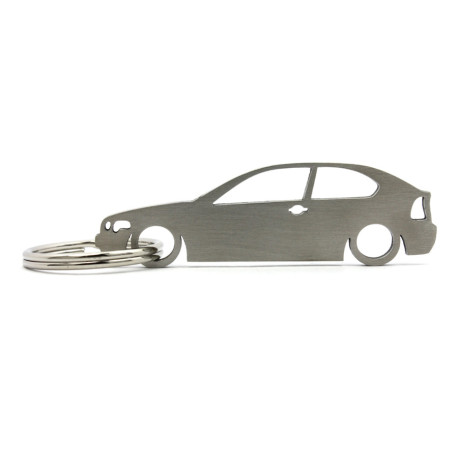 Car-Shapes keychains BMW 3 series E46 compact portachiavi in acciaio inossidabile | race-shop.it
