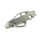 Car-Shapes keychains Mazda 6 GH sedan portachiavi in acciaio inossidabile | race-shop.it