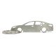 Car-Shapes keychains Mazda 6 GH 5d portachiavi in acciaio inossidabile | race-shop.it