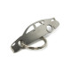 Car-Shapes keychains Tesla Model S portachiavi in acciaio inossidabile | race-shop.it