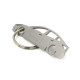 Car-Shapes keychains Tesla Model 3 portachiavi in acciaio inossidabile | race-shop.it