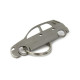 Car-Shapes keychains Opel Corsa C 5d portachiavi in acciaio inossidabile | race-shop.it