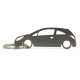 Car-Shapes keychains Opel Corsa D 3d portachiavi in acciaio inossidabile | race-shop.it