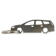 Car-Shapes keychains Ford Focus MK2 wagon portachiavi in acciaio inossidabile | race-shop.it