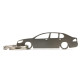 Car-Shapes keychains Skoda Superb MK2 limousine portachiavi in acciaio inossidabile | race-shop.it